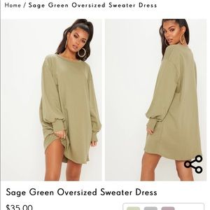 Oversized sweater dress